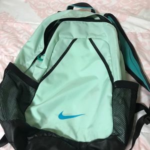 Teal Nike backpack